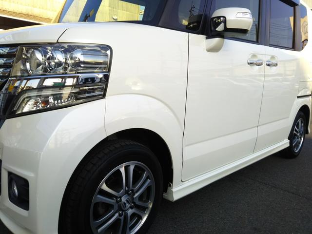 N-BOXカスタム G SSパッケージ ギャザーズナビ・ワンセグ・CD/DVD再生・Bluetooth・ETC・バックカメラ・HIDライト・フォグ・オートライト・両側パワースライドドア・スマートキー・プッシュスタート(56枚目)
