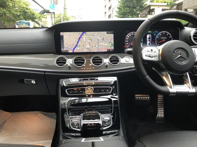 Eクラス E53 4マチック+ パノラミックスライディングルーフ 黒ハーフレザーシート(ヒーター&ベンチレーション)純正ナビTV&360°カメラ ヘッドアップディスプレイ ブルメスターサウンド(9枚目)