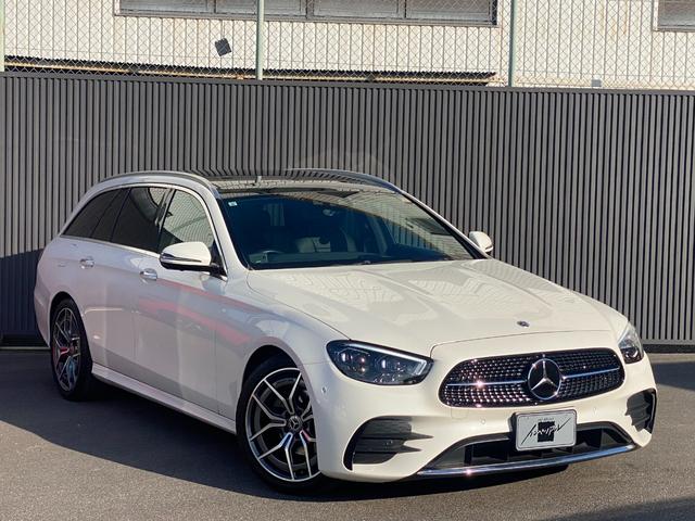 Ｅクラスステーションワゴン Ｅ２２０ｄ　ステーションワゴン　スポーツ　パノラミックスライディングルーフ　黒革シート　１オーナー車　ＢＳＭ　ＨＵＤ　パヒュームアトマイザー　ブルメスターサウンド　前後ドライブレコーダー　パワーバックドア（2枚目）