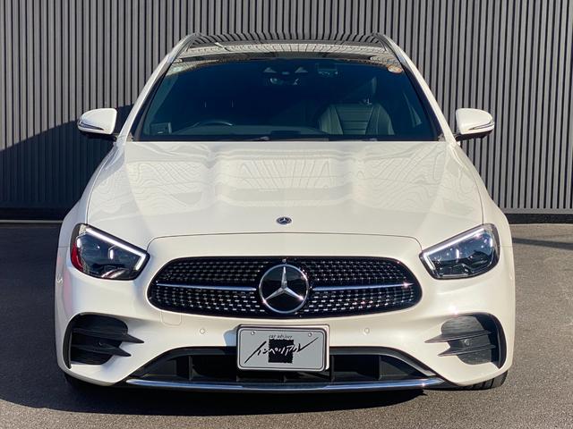 Ｅクラスステーションワゴン Ｅ２２０ｄ　ステーションワゴン　スポーツ　パノラミックスライディングルーフ　黒革シート　１オーナー車　ＢＳＭ　ＨＵＤ　パヒュームアトマイザー　ブルメスターサウンド　前後ドライブレコーダー　パワーバックドア（3枚目）