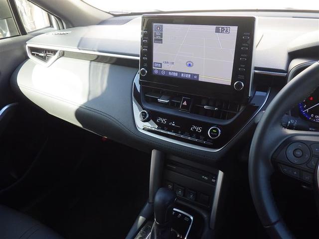 カローラクロス ハイブリッド Z フルセグ メモリーナビ DVD再生 ミュージックプレイヤー接続可 バックカメラ 衝突被害軽減システム ETC ドラレコ LEDヘッドランプ ワンオーナー(3枚目)