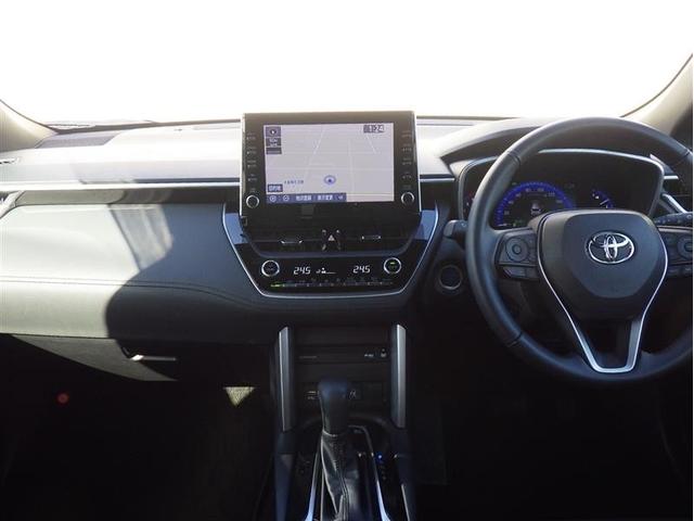 カローラクロス ハイブリッド Z フルセグ メモリーナビ DVD再生 ミュージックプレイヤー接続可 バックカメラ 衝突被害軽減システム ETC ドラレコ LEDヘッドランプ ワンオーナー(7枚目)