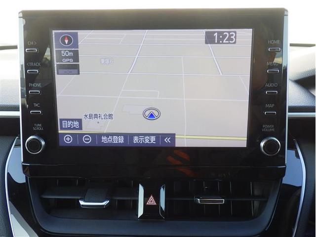カローラクロス ハイブリッド Z フルセグ メモリーナビ DVD再生 ミュージックプレイヤー接続可 バックカメラ 衝突被害軽減システム ETC ドラレコ LEDヘッドランプ ワンオーナー(9枚目)