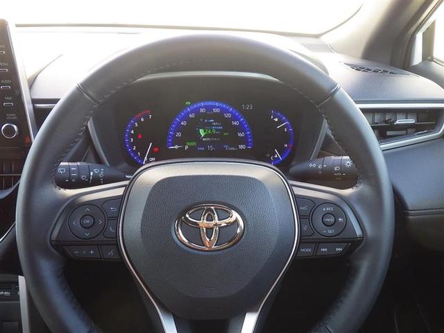 カローラクロス ハイブリッド Z フルセグ メモリーナビ DVD再生 ミュージックプレイヤー接続可 バックカメラ 衝突被害軽減システム ETC ドラレコ LEDヘッドランプ ワンオーナー(14枚目)