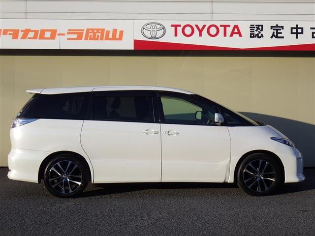 エスティマ アエラス レザーパッケージ 革シート フルセグ メモリーナビ DVD再生 ミュージックプレイヤー接続可 バックカメラ ETC 両側電動スライド LEDヘッドランプ 乗車定員7人 3列シート(5枚目)