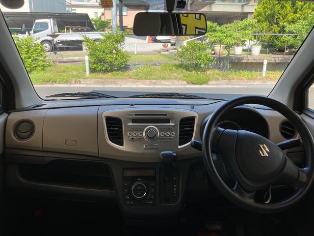 ワゴンＲ ＦＸ　キーレスエントリー　アイドリングストップ　ベンチシート　ＣＶＴ　盗難防止システム　ＡＢＳ　ＣＤ　ミュージックプレイヤー接続可　衝突安全ボディ　エアコン　パワーステアリング　パワーウィンドウ（2枚目）