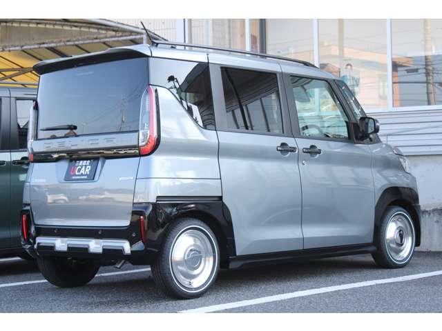 デリカミニ Ｔ　プレミアム　カスタム仕様　メモリーナビ　全周囲カメラ　フルセグＴＶ　ＬＥＤランプ　クルコン　キーレスエントリー　ＡＢＳ　禁煙　エアバッグ　パワステ　ベンチシート　オートエアコン　ターボ車　フロントカメラ　ナビＴＶ（2枚目）