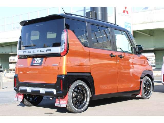 デリカミニ Ｔ　プレミアム　カスタム仕様　メモリーナビ　全周囲カメラ　フルセグＴＶ　ＬＥＤランプ　クルコン　キーレスエントリー　ＡＢＳ　エアバッグ　パワステ　ベンチシート　オートエアコン　ターボ車　フロントカメラ　バックカメラ（2枚目）