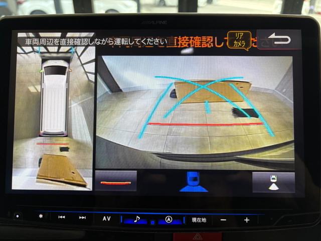 ハイエースバン スーパーGL ダークプライムII 4WD 外品ボンネット マルチロールトランスポーター TRDフロントバンパーガード・マットフラップ・サイド・リアエアロ アルパイン11型ナビ パノラミックビューモニター デジタルインナーミラー レイズ16AW Goo鑑定車(4枚目)