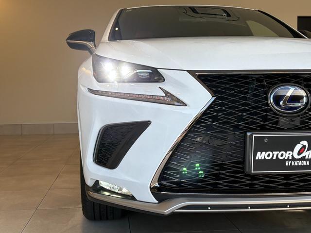 NX NX300h Fスポーツ サンルーフ 赤革エアーシート 同色フェンダーアーチモール ES用純正19AW 純正ワイドSDナビ バック・サイドモニター フロント・リアドライブレコーダー ブラインドスポットモニター 3眼LEDヘッドライト・フォグ Goo鑑定車(18枚目)