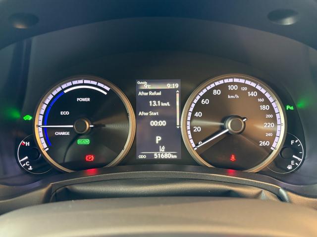 NX NX300h Fスポーツ サンルーフ 赤革エアーシート 同色フェンダーアーチモール ES用純正19AW 純正ワイドSDナビ バック・サイドモニター フロント・リアドライブレコーダー ブラインドスポットモニター 3眼LEDヘッドライト・フォグ Goo鑑定車(45枚目)