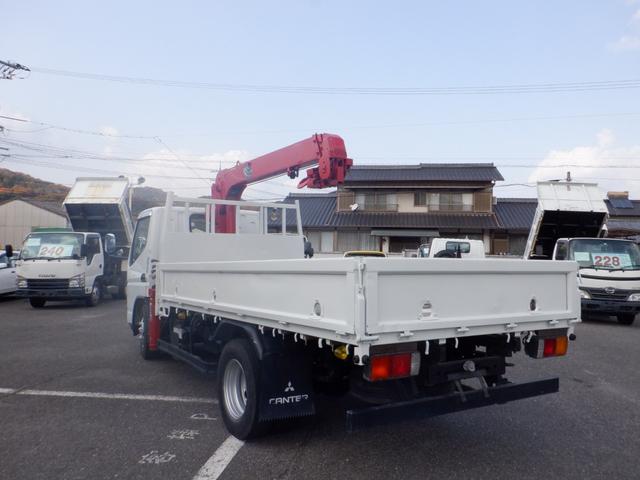 キャンター ロングDX 標準ロング ユニックURM233 3段 ラジコン クレーン フックイン 2.3t吊り 5MT 3ペダル 荷台内寸368cm 178cm 37cm(4枚目)