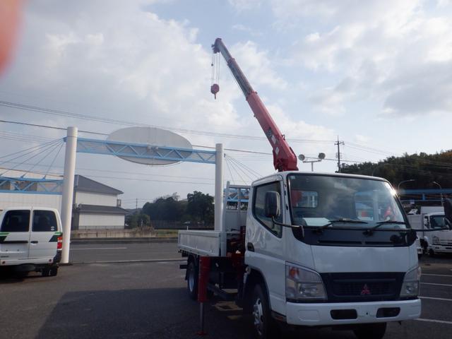 キャンター ロングDX 標準ロング ユニックURM233 3段 ラジコン クレーン フックイン 2.3t吊り 5MT 3ペダル 荷台内寸368cm 178cm 37cm(13枚目)