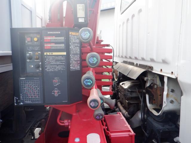 キャンター ロングDX 標準ロング ユニックURM233 3段 ラジコン クレーン フックイン 2.3t吊り 5MT 3ペダル 荷台内寸368cm 178cm 37cm(20枚目)