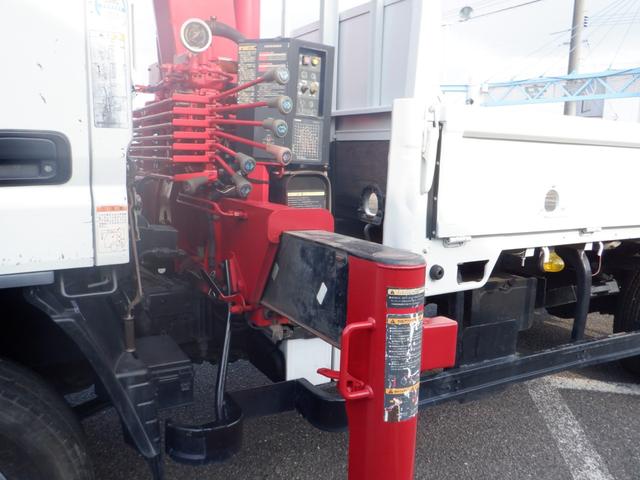 キャンター ロングDX 標準ロング ユニックURM233 3段 ラジコン クレーン フックイン 2.3t吊り 5MT 3ペダル 荷台内寸368cm 178cm 37cm(24枚目)