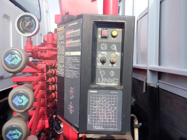 キャンター ロングDX 標準ロング ユニックURM233 3段 ラジコン クレーン フックイン 2.3t吊り 5MT 3ペダル 荷台内寸368cm 178cm 37cm(26枚目)