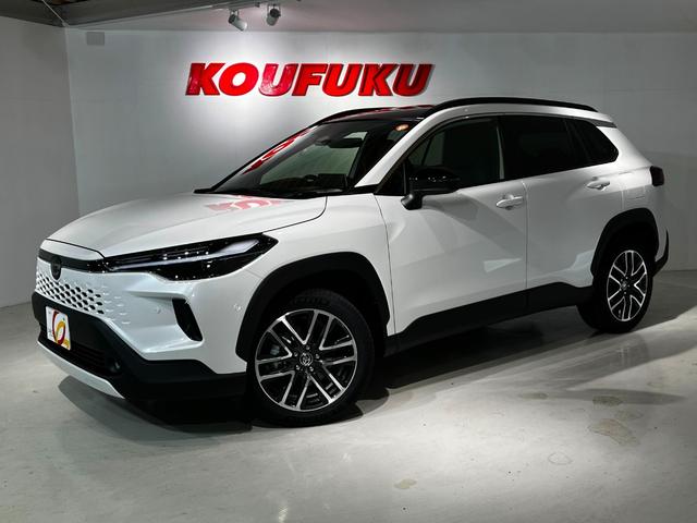 カローラクロス ハイブリッド Z パノラマルーフ シグナルロードプロテクション パノラミックビューモニター アドバンストパーク ブラインドスポット 安心降車(4枚目)