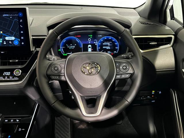 カローラクロス ハイブリッド Z パノラマルーフ シグナルロードプロテクション パノラミックビューモニター アドバンストパーク ブラインドスポット 安心降車(17枚目)