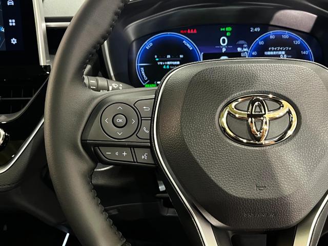 カローラクロス ハイブリッド Z パノラマルーフ シグナルロードプロテクション パノラミックビューモニター アドバンストパーク ブラインドスポット 安心降車(19枚目)