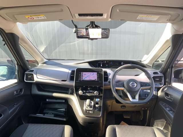 セレナ e-パワー ハイウェイスターV 純正フルセグナビ Bluetooth DVD 音楽録音 全周囲カメラ プロパイロット 両側電動スライドドア ETC2.0 前後ドラレコ ワンオーナー 障害物センサー 衝突軽減ブレーキ(4枚目)