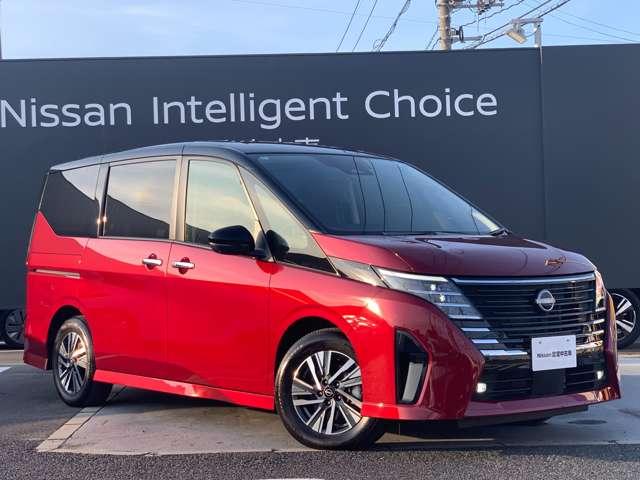 セレナ ハイウェイスターV 2.0 当社元試乗車 純正12.3インチメーカーナビ ワンオーナー 禁煙車 ドライブレコーダー 全周囲カメラ アダプティブクルーズコントロール レーンアシスト 両側電動スライドドア ETC(2枚目)