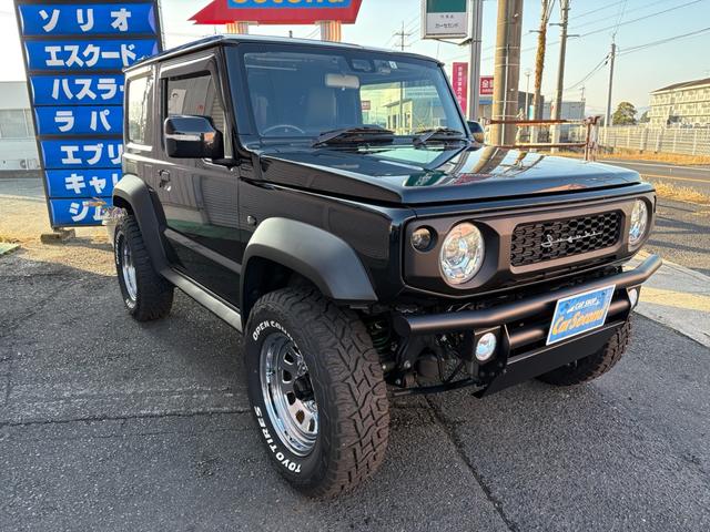 ジムニーシエラ JC 純正部品すべて有り・16インチデイトナホイール・リフトアップ・社外マフラー・社外バンパー・純正OPパナソニック8インチSDナビ・Bluetooth・フルセグ・CD/DVD・バックカメラ・前後ドラレコ(5枚目)