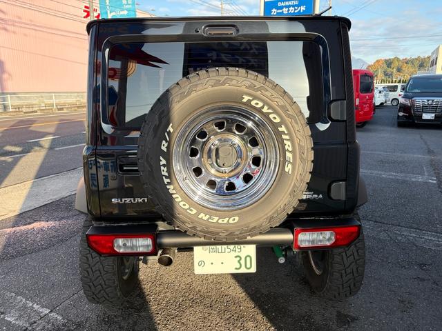 ジムニーシエラ JC 純正部品すべて有り・16インチデイトナホイール・リフトアップ・社外マフラー・社外バンパー・純正OPパナソニック8インチSDナビ・Bluetooth・フルセグ・CD/DVD・バックカメラ・前後ドラレコ(8枚目)