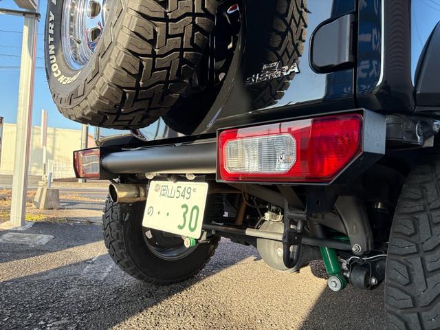 ジムニーシエラ JC 純正部品すべて有り・16インチデイトナホイール・リフトアップ・社外マフラー・社外バンパー・純正OPパナソニック8インチSDナビ・Bluetooth・フルセグ・CD/DVD・バックカメラ・前後ドラレコ(18枚目)