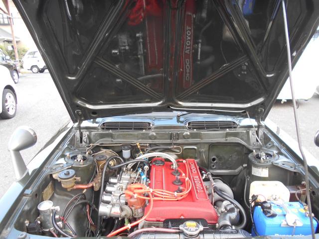 スプリンタートレノ 　純正スチール製オーバーフェンダーガラス脱着ウェザー交換全塗装済みエンジンシールピストンメタルめくら蓋新品交換Ｏ／Ｈ済クラッチセット新品交換タコ足マフラー当時物（17枚目）