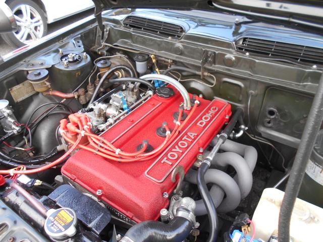 スプリンタートレノ 　純正スチール製オーバーフェンダーガラス脱着ウェザー交換全塗装済みエンジンシールピストンメタルめくら蓋新品交換Ｏ／Ｈ済クラッチセット新品交換タコ足マフラー当時物（20枚目）