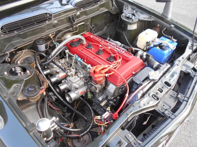 スプリンタートレノ 　純正スチール製オーバーフェンダーガラス脱着ウェザー交換全塗装済みエンジンシールピストンメタルめくら蓋新品交換Ｏ／Ｈ済クラッチセット新品交換タコ足マフラー当時物（21枚目）