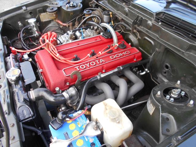 スプリンタートレノ 　純正スチール製オーバーフェンダーガラス脱着ウェザー交換全塗装済みエンジンシールピストンメタルめくら蓋新品交換Ｏ／Ｈ済クラッチセット新品交換タコ足マフラー当時物（22枚目）