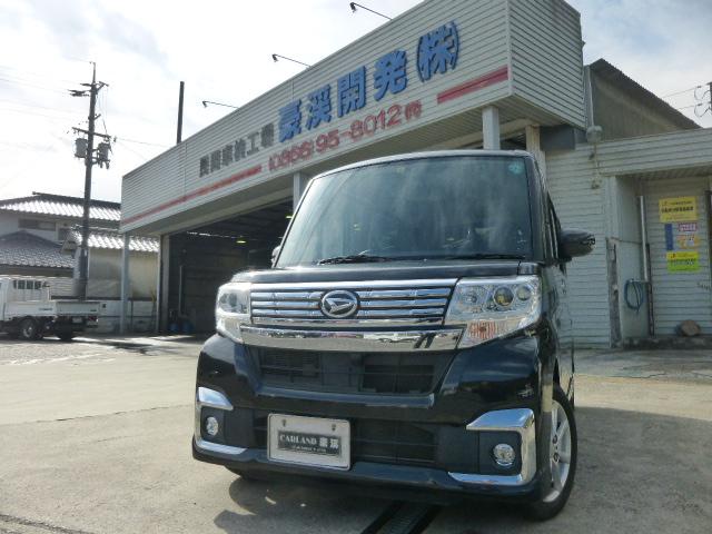 タント カスタムX CDチューナー 左パワースライドドア 運転席シートヒーター LEDオートライト LEDフォグライト オートAC オート電動格納ミラー(5枚目)