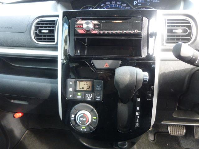 タント カスタムX CDチューナー 左パワースライドドア 運転席シートヒーター LEDオートライト LEDフォグライト オートAC オート電動格納ミラー(12枚目)
