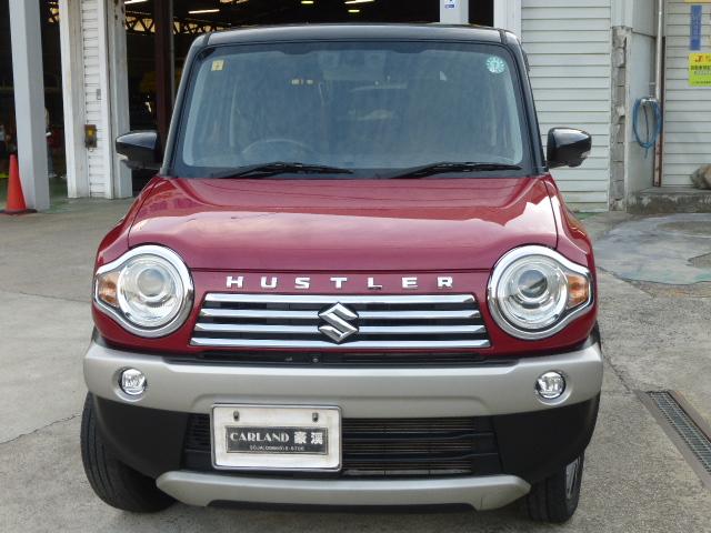 ハスラー ＪスタイルＩＩ　全方位モニター付ナビＴＶ　ビルトインＥＴＣ　スマートキ　プッシュスタート　　ＨＩＤオートライト　フォグランプ　ハーフレザーシート　シートヒーター（3枚目）