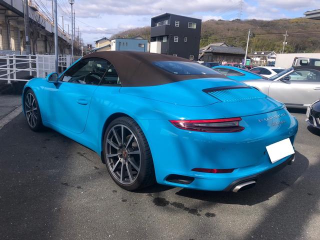 ９１１ ９１１カレラカブリオレ　左Ｈ・ディーラー車・マイアミブルー（7枚目）