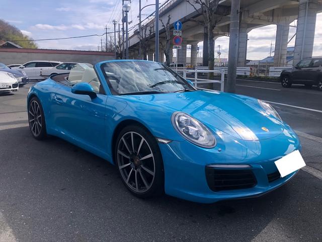 ９１１ ９１１カレラカブリオレ　左Ｈ・ディーラー車・マイアミブルー（12枚目）