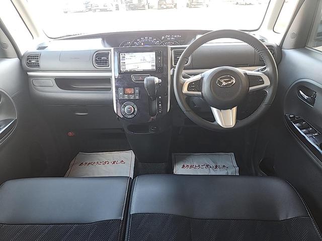 タント カスタムＲＳ　トップエディションＶＳ　ＳＡＩＩＩ　ターボ車／スマアシ３／全周囲カメラ／ナビ／Ｂｌｕｅｔｏｏｔｈ／ＤＶＤ／フルセグＴＶ／ＥＴＣ／連動ドラレコ／両側電動スライドドア／シートヒーター／ＬＥＤオートライト／１５インチホイール／車検Ｒ８年５月（4枚目）