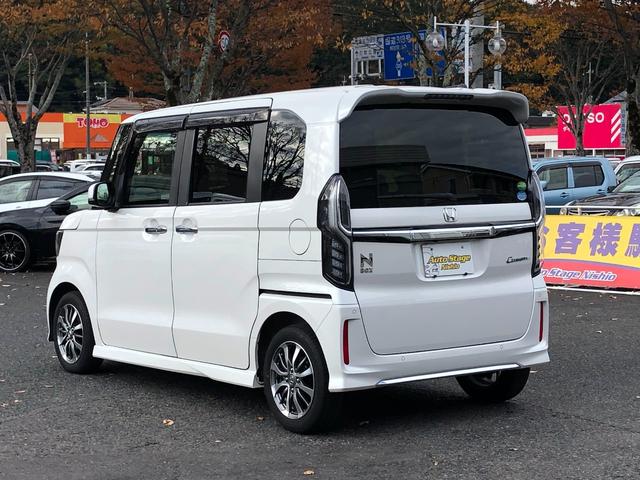 N-BOXカスタム L バックカメラ 両側スライド・片側電動 クリアランスソナー オートクルーズコントロール レーンアシスト 衝突被害軽減システム オートライト LEDヘッドランプ スマートキー(39枚目)