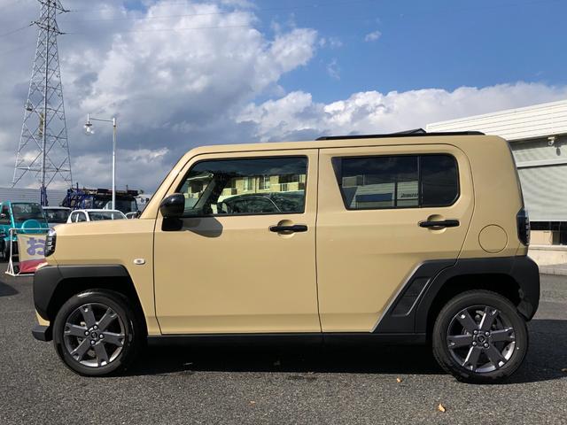 タフト G ダーククロムベンチャー 4WD 9インチナビ バックカメラ クリアランスソナー 衝突被害軽減システム オートライト LEDヘッドランプ スマートキー アイドリングストップ 電動格納ミラー シートヒーター サンルーフ(16枚目)