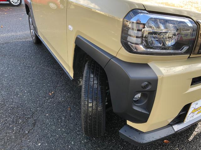 タフト G ダーククロムベンチャー 4WD 9インチナビ バックカメラ クリアランスソナー 衝突被害軽減システム オートライト LEDヘッドランプ スマートキー アイドリングストップ 電動格納ミラー シートヒーター サンルーフ(48枚目)