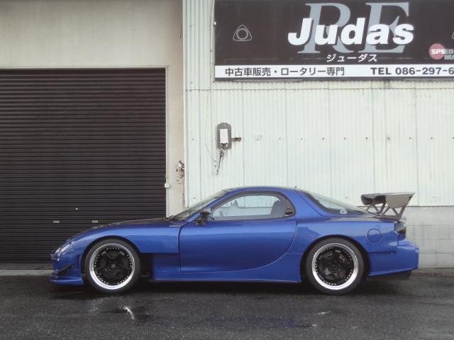 マツダ ｒｘ ７タイプｒ ｓ フルチューン走行会仕様の中古車 車体価格397万円 1995 平成7 年式 走行走不明キロ 車体色ブルーｍ 岡山県岡山市東区楢原５１４ １ ｊｕｄａｓ ジューダス ロータリー専門店の在庫 グーネット中古車