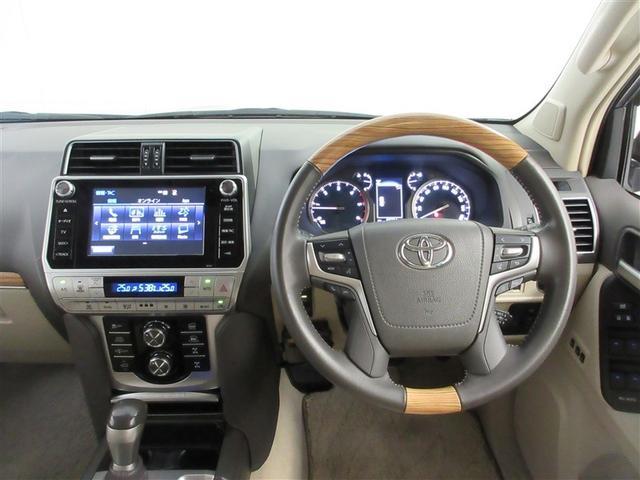 ランドクルーザープラド ＴＺ－Ｇ　革シート　サンルーフ　４ＷＤ　フルセグ　メモリーナビ　ＤＶＤ再生　ミュージックプレイヤー接続可　バックカメラ　衝突被害軽減システム　ＥＴＣ　ドラレコ　ＬＥＤヘッドランプ　乗車定員７人　３列シート（15枚目）