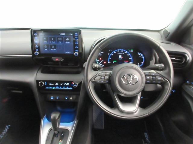 ヤリスクロス ハイブリッドＺ　フルセグ　メモリーナビ　ミュージックプレイヤー接続可　バックカメラ　衝突被害軽減システム　ＥＴＣ　ドラレコ　ＬＥＤヘッドランプ　ワンオーナー　記録簿　アイドリングストップ（12枚目）