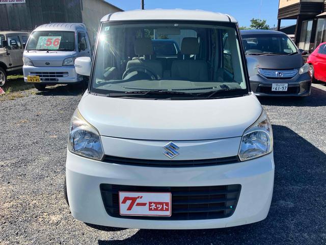スペーシア Ｔ　４ＷＤ　ＥＴＣ　両側スライド・片側電動　ナビ　ＴＶ　オートライト　スマートキー　アイドリングストップ　電動格納ミラー　シートヒーター　ベンチシート　ＣＶＴ　盗難防止システム　ＡＢＳ　Ｂｌｕｅｔｏｏｔｈ（12枚目）