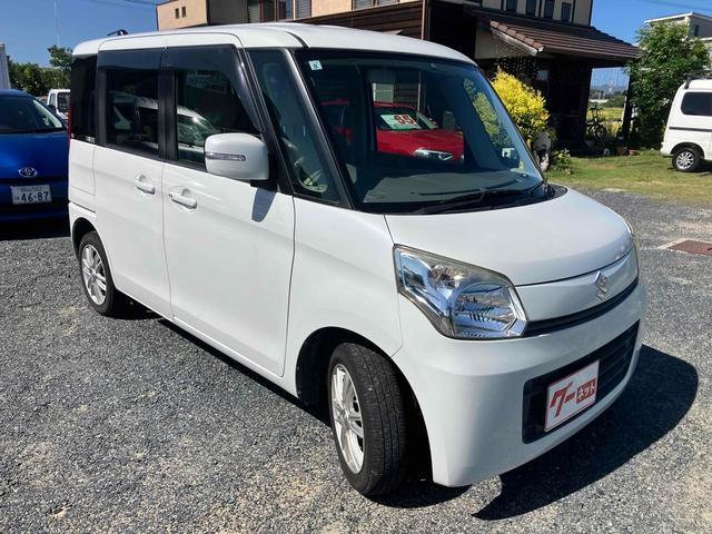 スペーシア Ｔ　４ＷＤ　ＥＴＣ　両側スライド・片側電動　ナビ　ＴＶ　オートライト　スマートキー　アイドリングストップ　電動格納ミラー　シートヒーター　ベンチシート　ＣＶＴ　盗難防止システム　ＡＢＳ　Ｂｌｕｅｔｏｏｔｈ（13枚目）