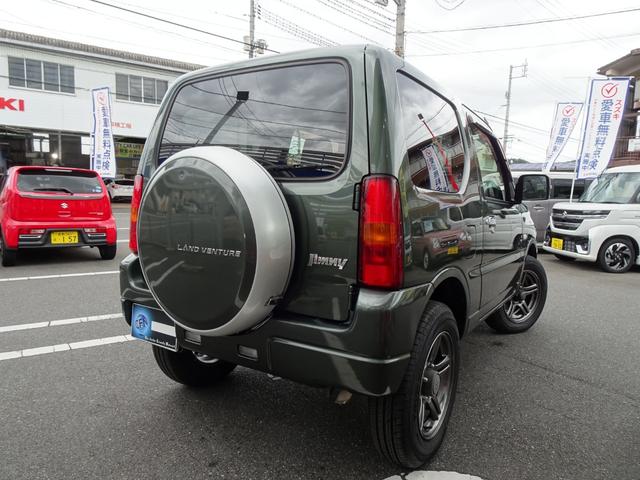 ジムニー ランドベンチャー AT車 ワンオーナー 禁煙車 7インチフルセグナビ DVD Bluetooth 運転席シートヒーター 電動格納ミラー 16インチアルミホイール ステアリングスイッチ(3枚目)