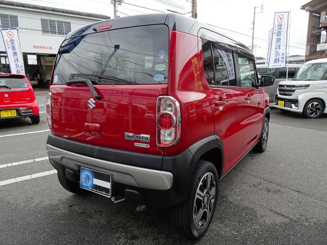 ハスラー Xターボ 4WD 2トンルーフ ワンオーナー 禁煙車 ナビ CD/DVD フルセグTV Bluetooth ETC シートヒータ 衝突軽減システム HIDヘッドライト ヒルトコントロール スマートキー(3枚目)