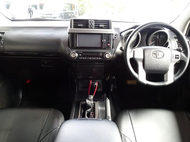 ランドクルーザープラド TX サンルーフ ナビ Bluetooth CD/DVD フルセグTV バックカメラ フロントカメラ ETC シートカバー クルーズコントロール LEDヘッドライト、LEDフォグランプ ルーフレール(4枚目)