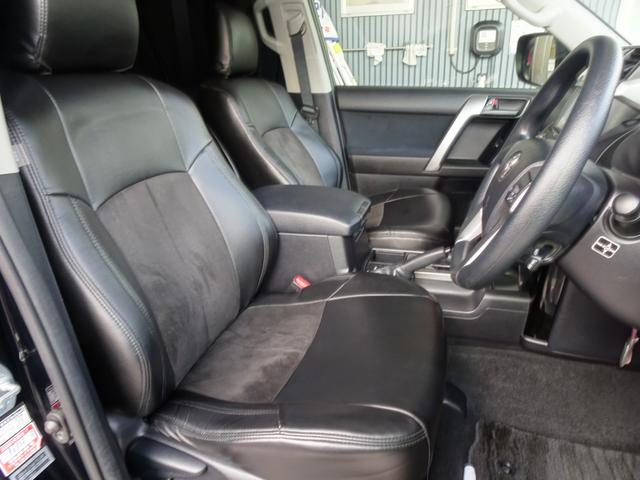 ランドクルーザープラド TX サンルーフ ナビ Bluetooth CD/DVD フルセグTV バックカメラ フロントカメラ ETC シートカバー クルーズコントロール LEDヘッドライト、LEDフォグランプ ルーフレール(7枚目)